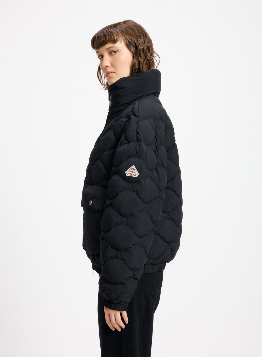 Doudoune courte bomber Pyrenex Enola noire