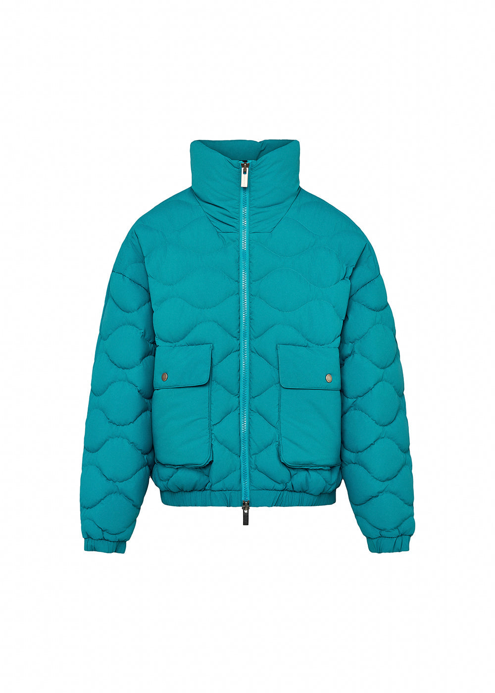 Doudoune courte bomber Pyrenex Enola turquoise