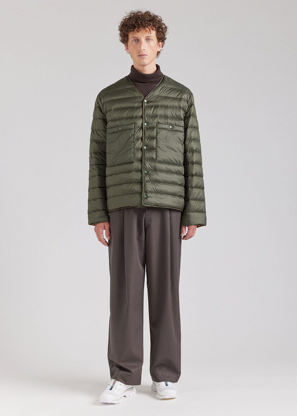 Doudoune légère réversible pour homme Pyrenex Ando bronze brown