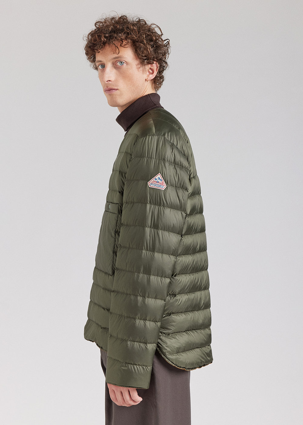 Doudoune légère réversible pour homme Pyrenex Ando bronze brown