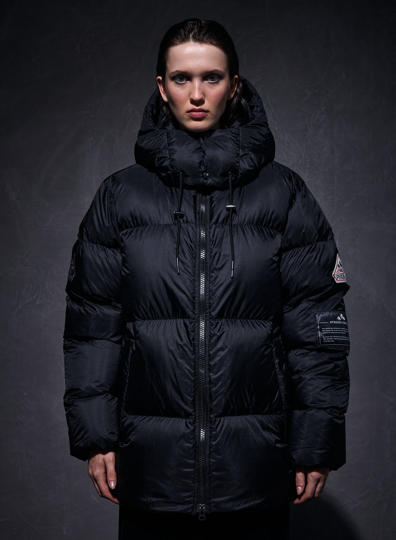 Doudoune unisexe Shift Hooded Ripstop Pyrenex x Wildside noire