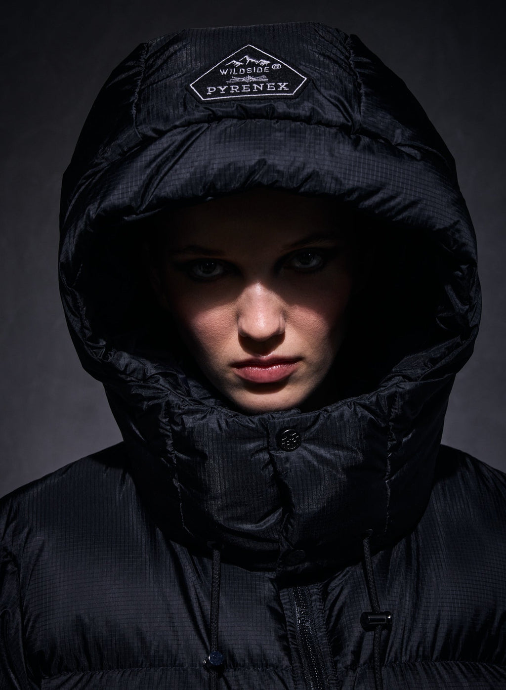 Doudoune unisexe Shift Hooded Ripstop Pyrenex x Wildside noire