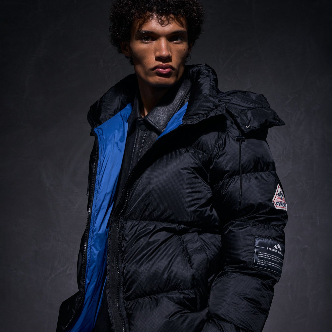 Doudoune unisexe Shift Hooded Ripstop Pyrenex x Wildside noire