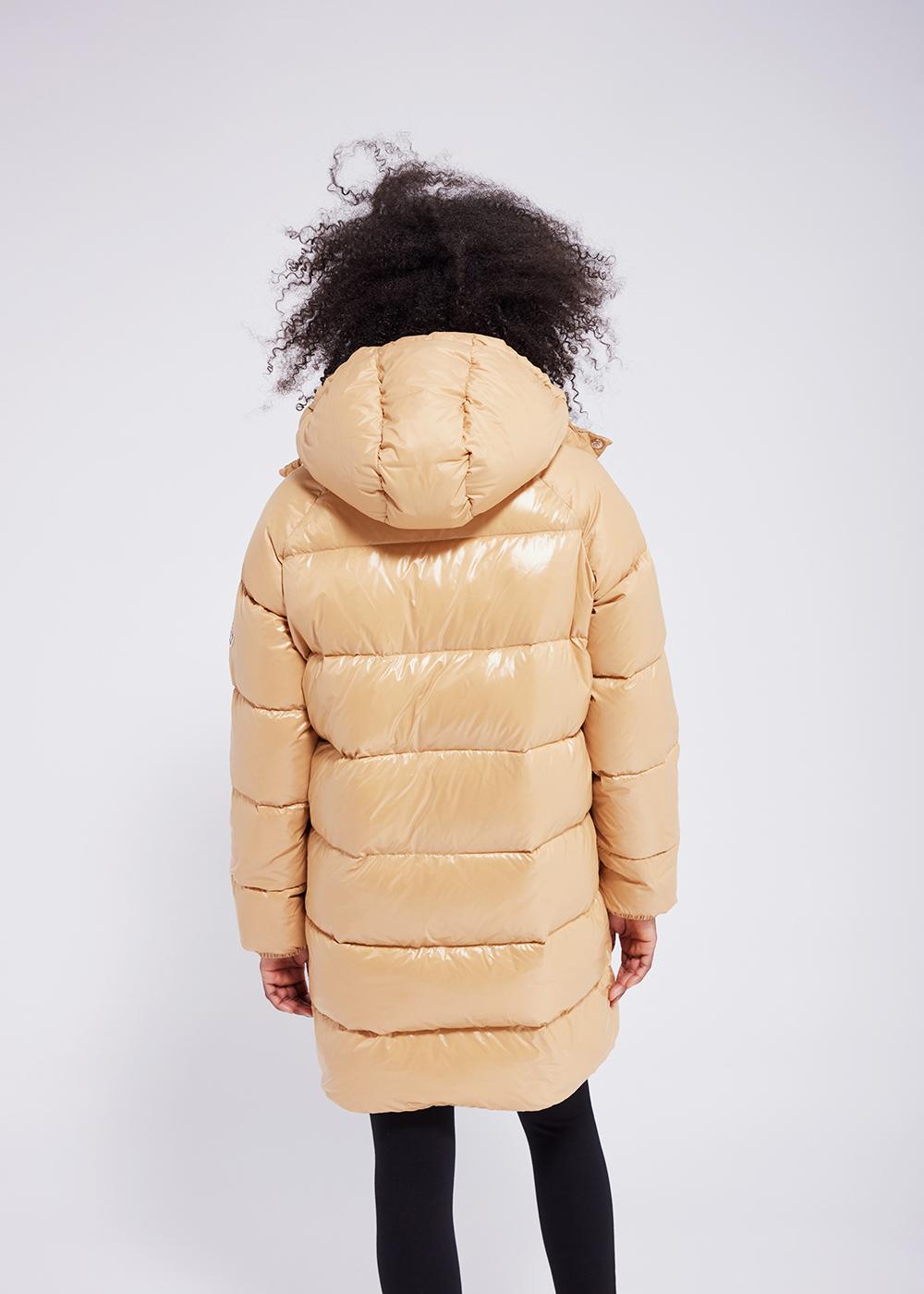 Doudoune à capuche femme Pyrenex Fusion Iced coffee