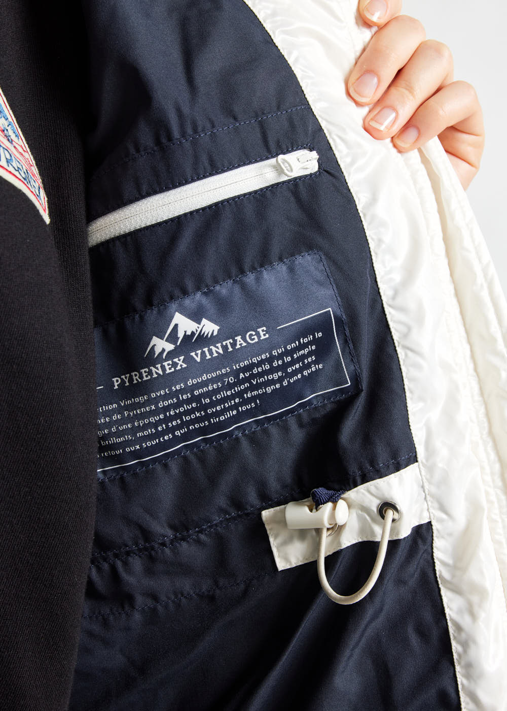 Doudoune à capuche femme Pyrenex Fusion Milk