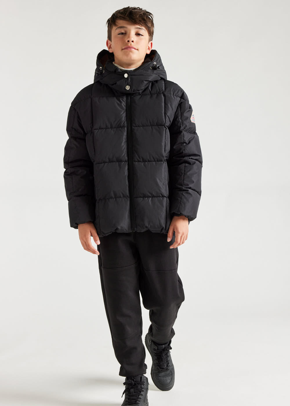 Doudoune à capuche enfant Pyrenex Alma Black