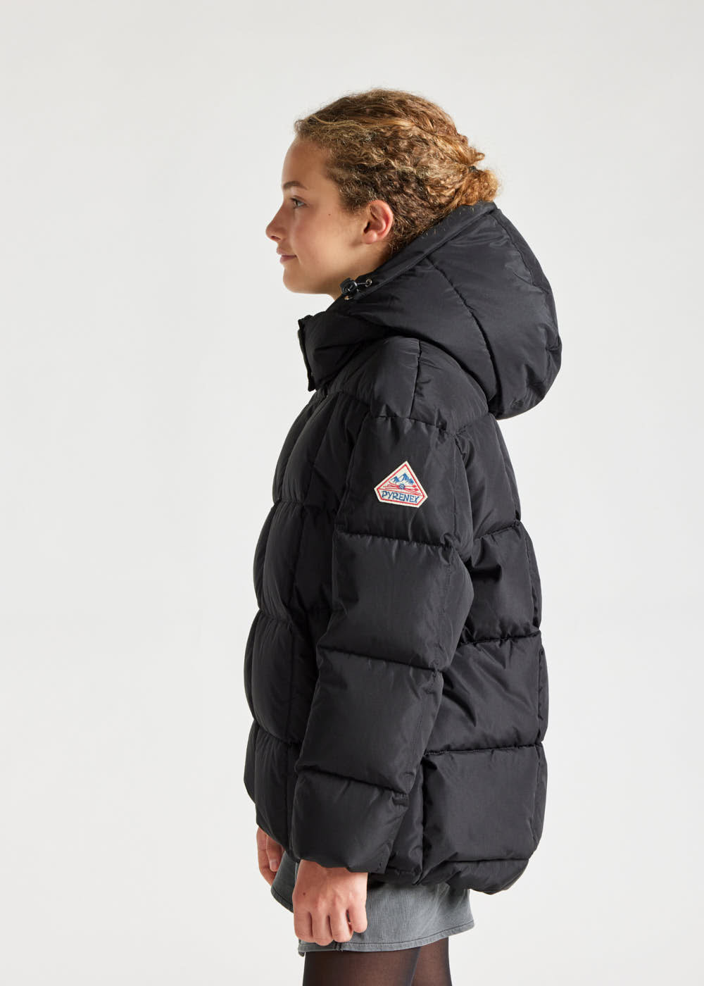 Doudoune à capuche enfant Pyrenex Alma Black