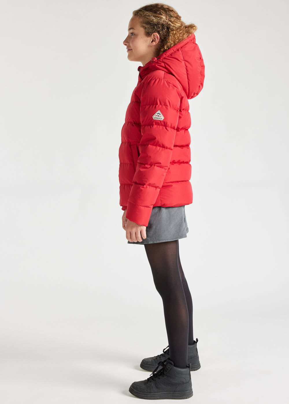 Doudoune à capuche enfant Pyrenex Spoutnic Ribbon red