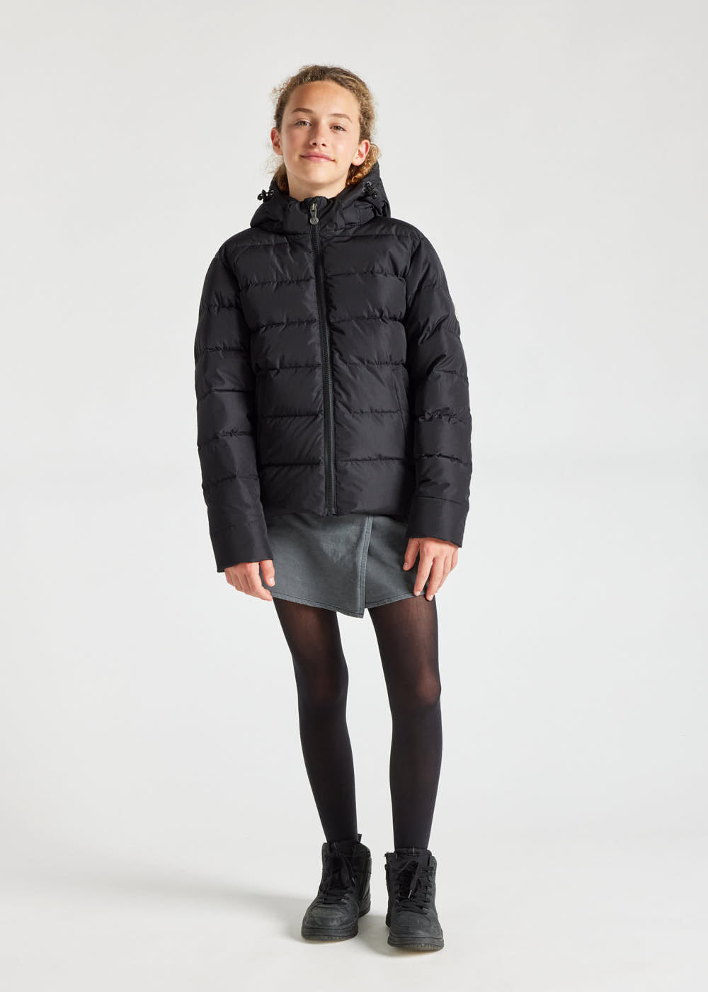 Doudoune à capuche enfant Pyrenex Spoutnic Black