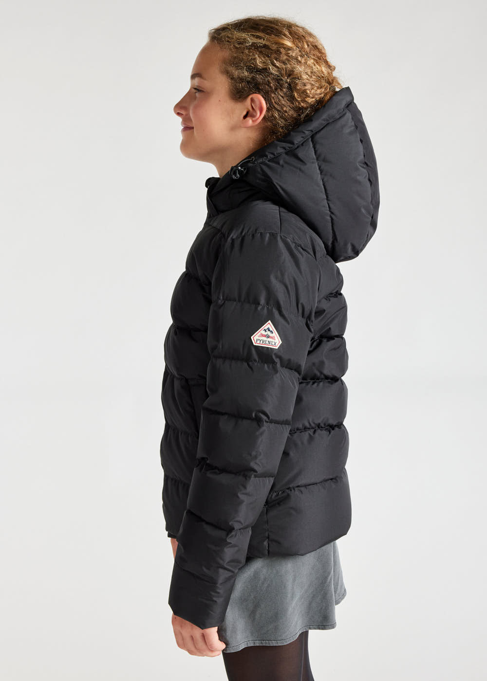 Doudoune à capuche enfant Pyrenex Spoutnic Black