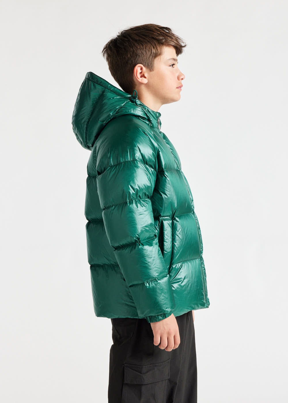 Doudoune à capuche enfant Pyrenex Sten Forest biome