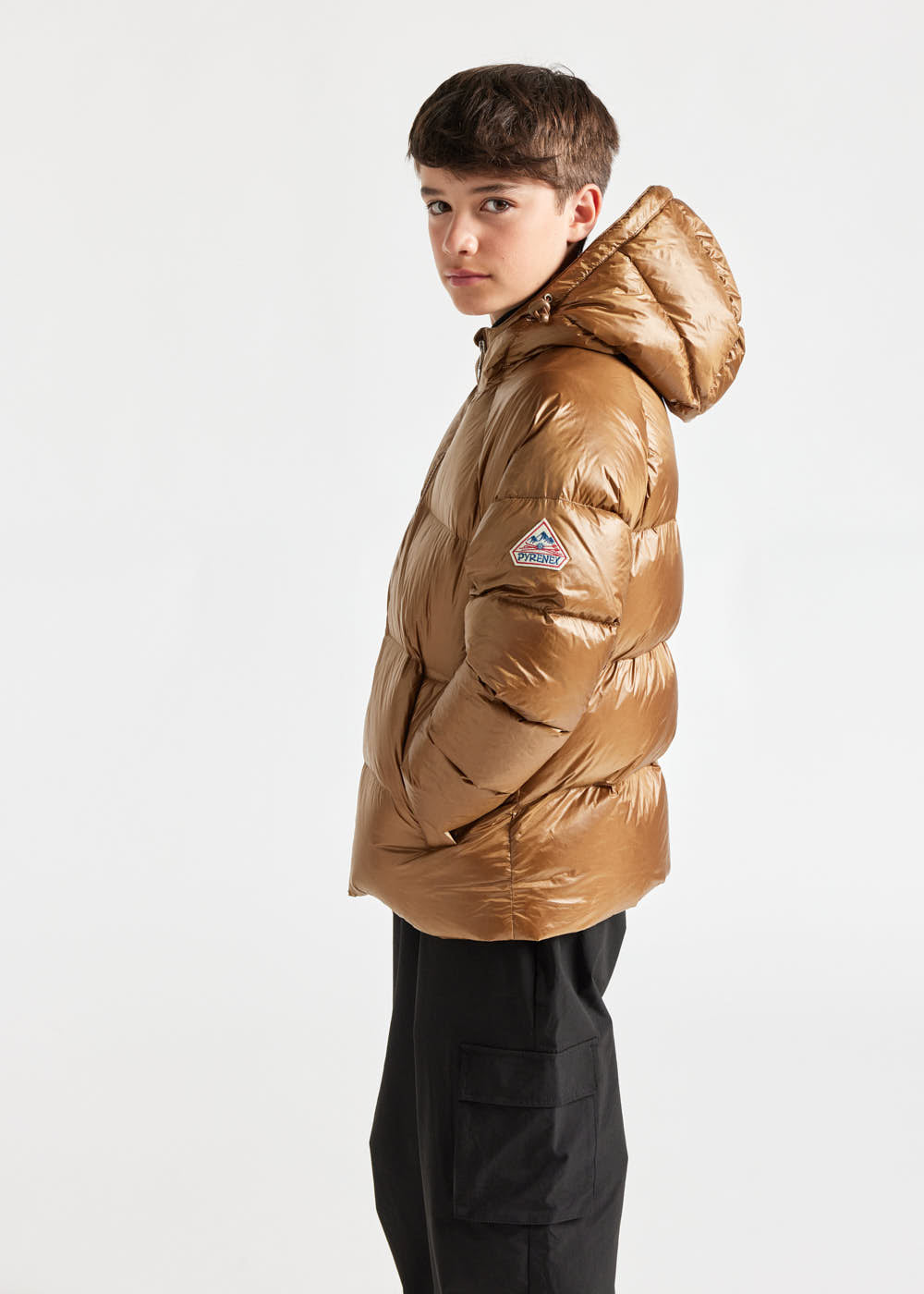 Doudoune à capuche enfant Pyrenex Sten Terra