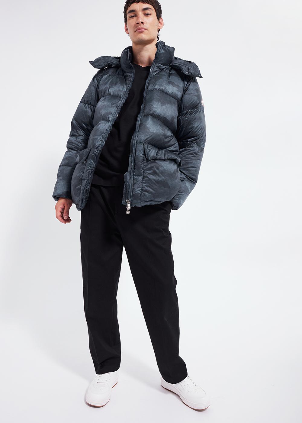 Doudoune homme Evolve Camo Camo blue print