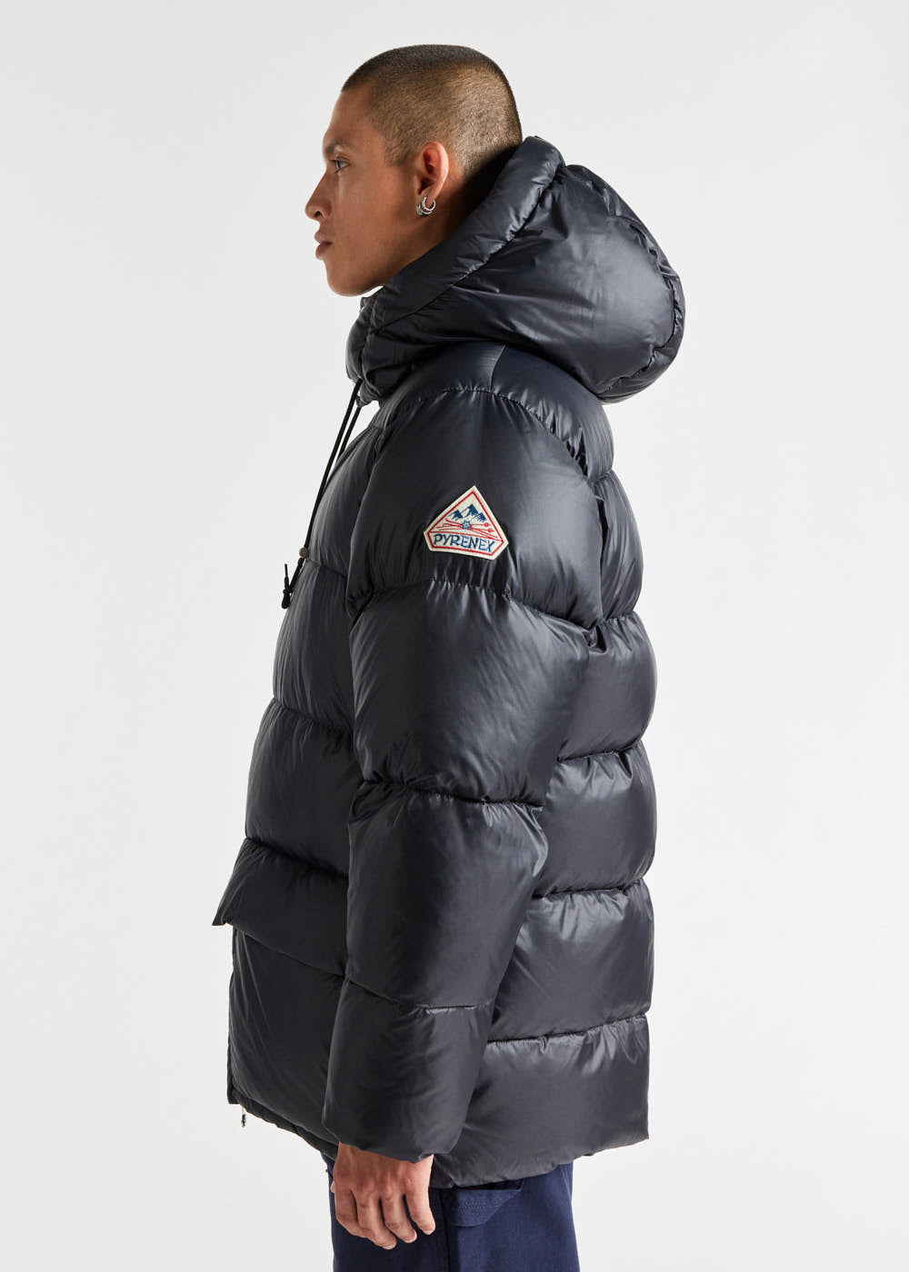 Doudoune à capuche pour homme Pyrenex Evolve Black