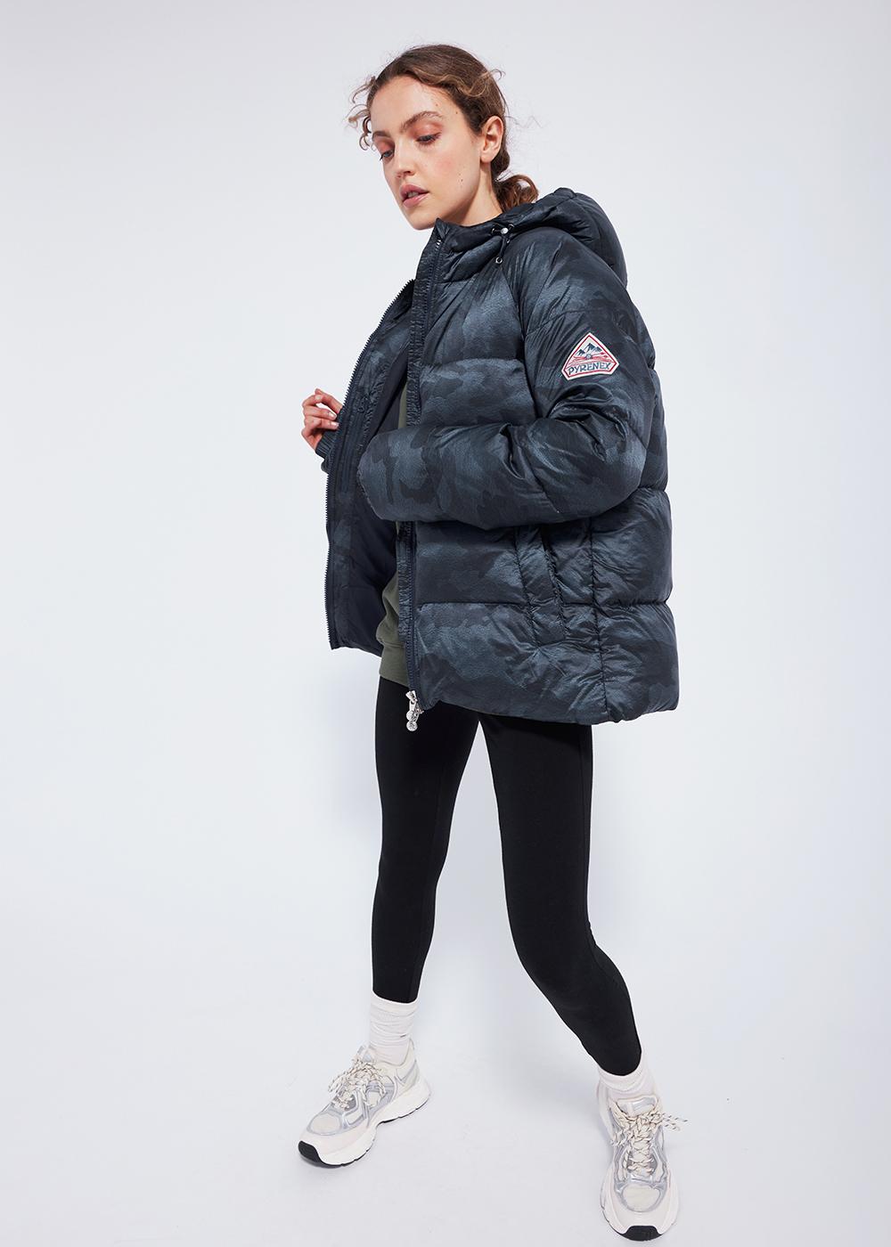 Doudoune Sten Camo Camo blue print