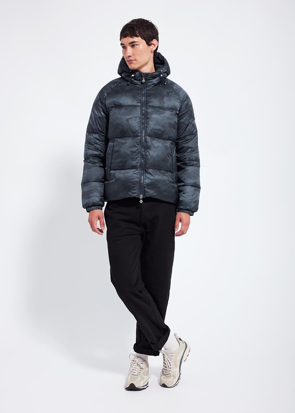 Doudoune Sten Camo Camo blue print