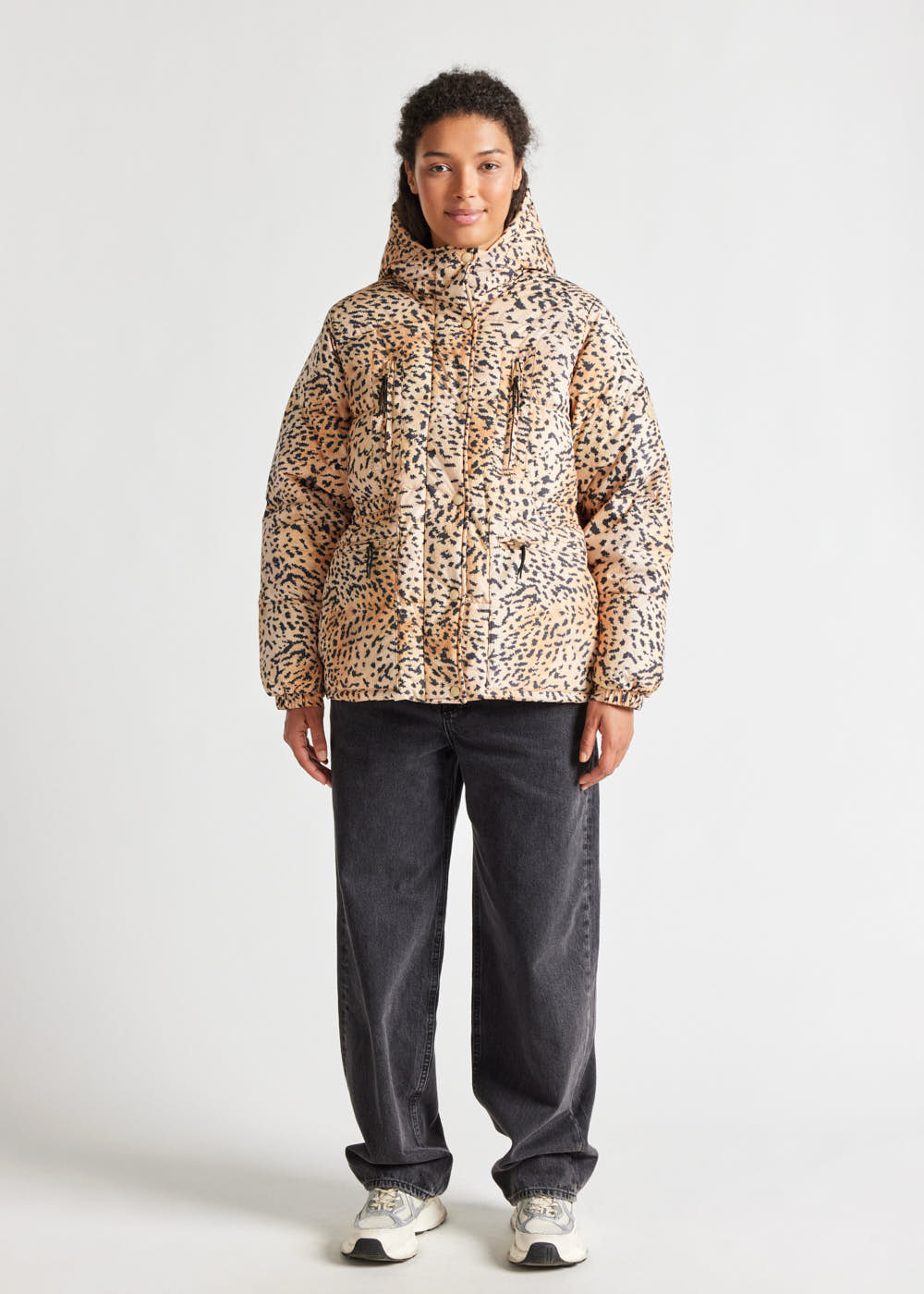 Doudoune Talitha pour femme Pyrenex x Roseanna imprimé léopard Wild print