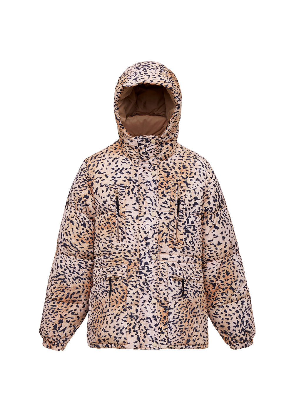 Doudoune Talitha pour femme Pyrenex x Roseanna imprimé léopard Wild print