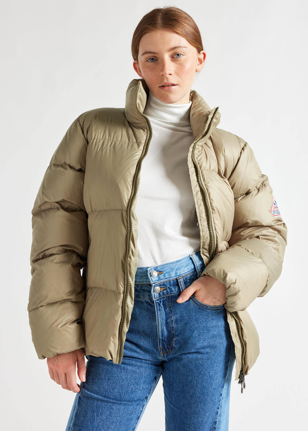 Doudoune duvet unisexe Pyrenex Shift en tissu mat Mermaid