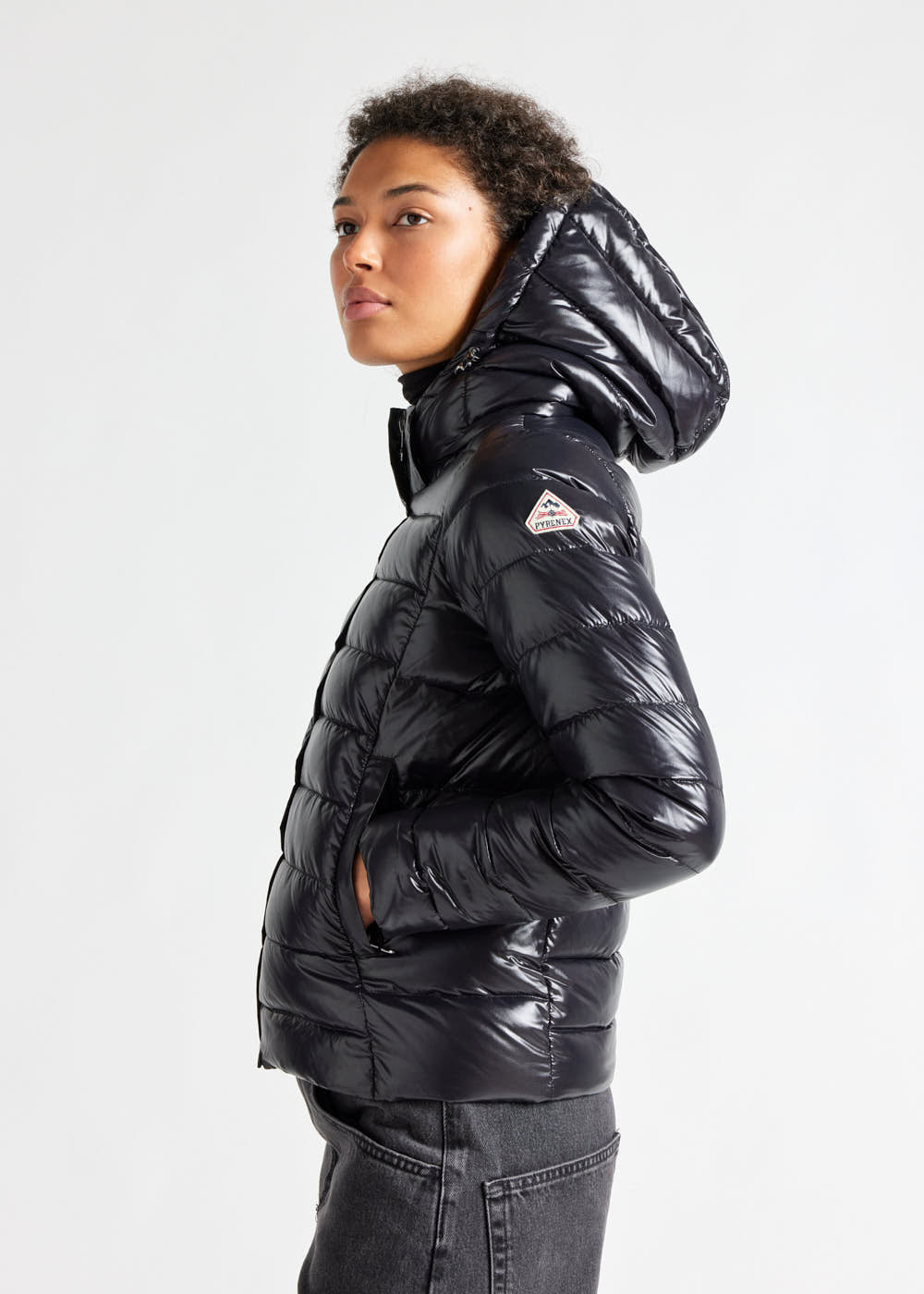 Doudoune brillante femme Pyrenex Spoutnic Black