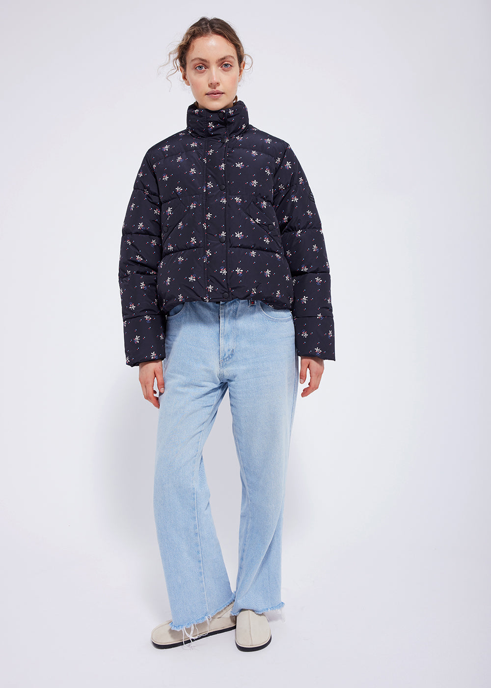 Doudoune Roseanna Lodge Print charbon