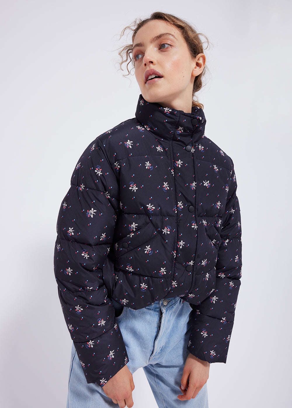 Doudoune Roseanna Lodge Print charbon