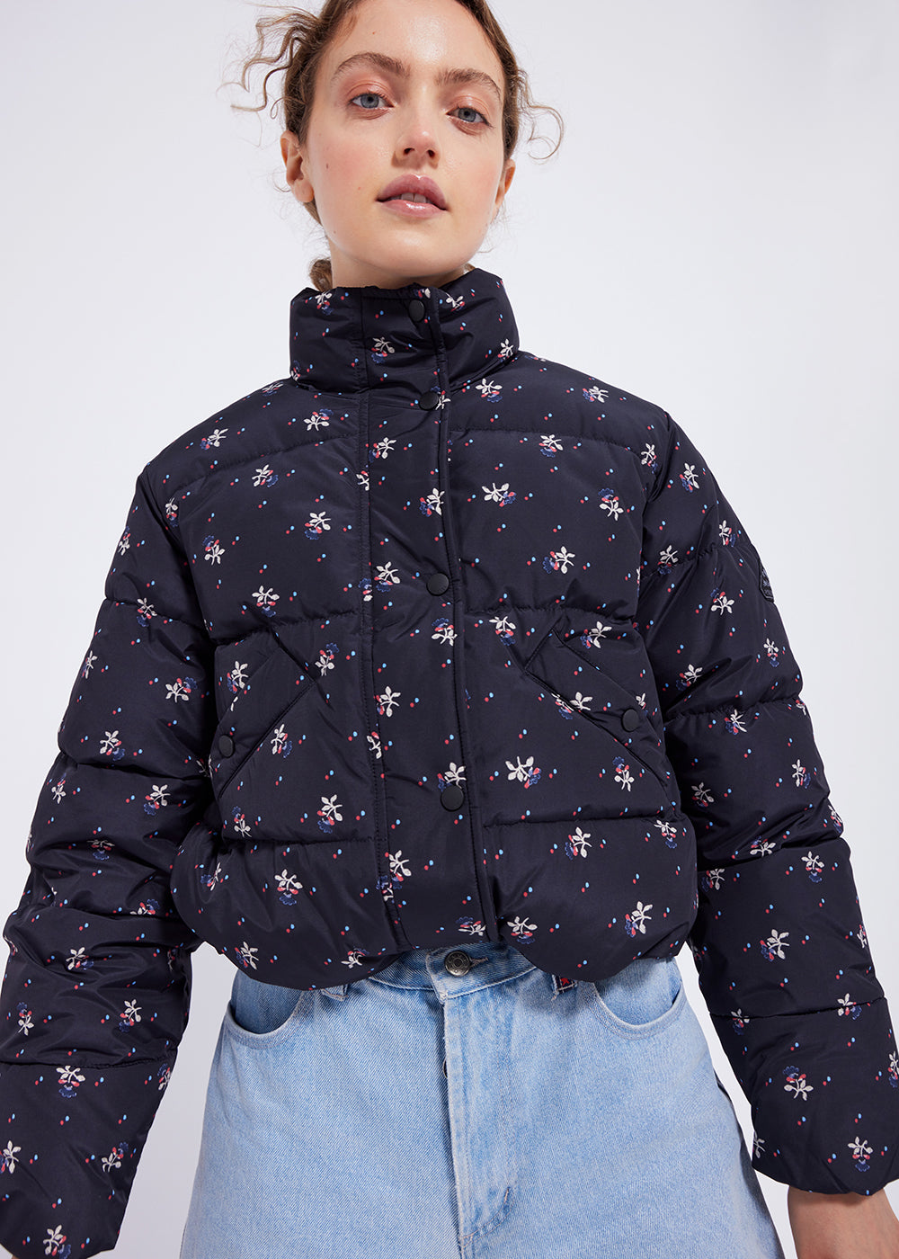 Doudoune Roseanna Lodge Print charbon