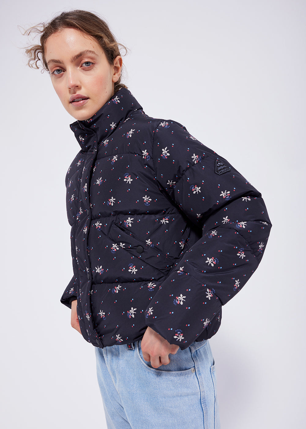 Doudoune Roseanna Lodge Print charbon