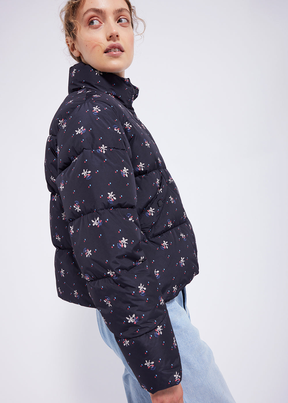 Doudoune Roseanna Lodge Print charbon