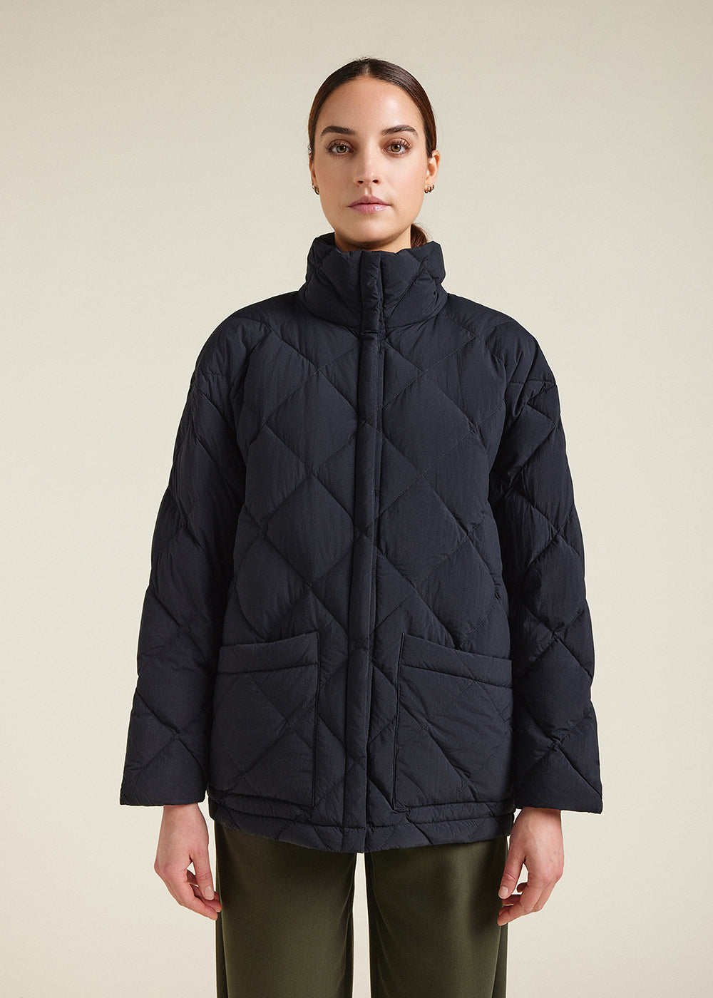 Doudoune mi-longue femme Pyrenex Valley en duvet naturel Black