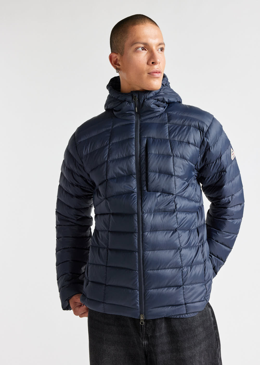 Doudoune légère à capuche homme Pyrenex Zenith Deep ink