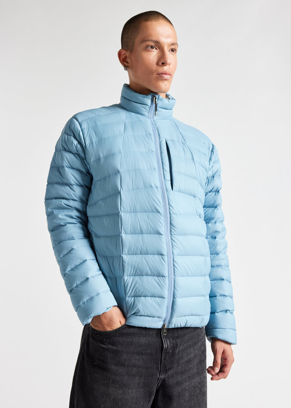 Doudoune légère et technique homme Pyrenex Zenith SC Dusty blue