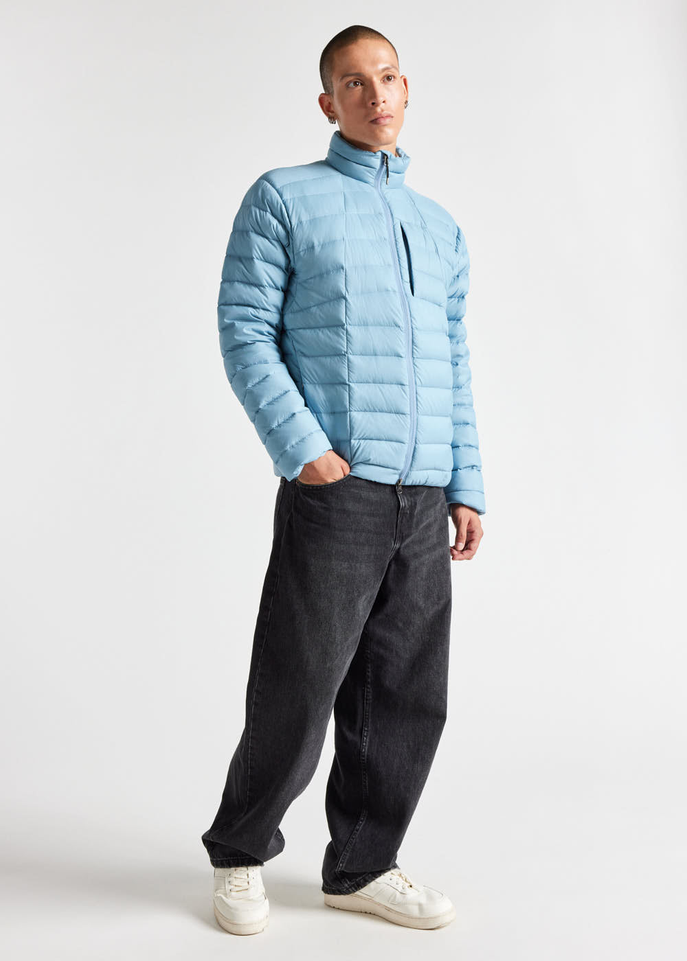 Doudoune légère et technique homme Pyrenex Zenith SC Dusty blue