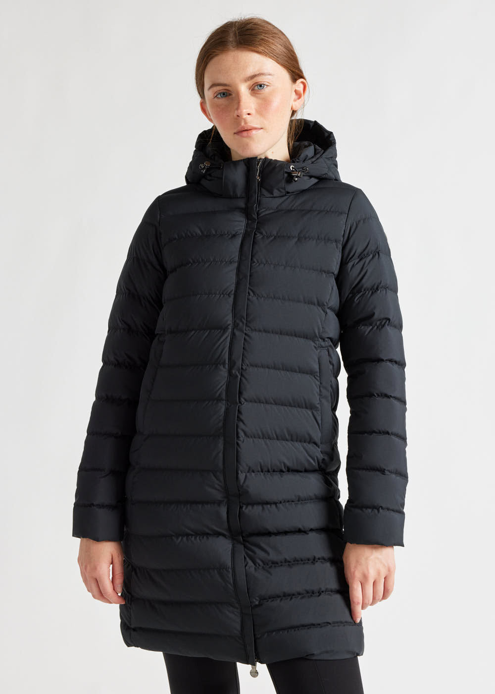 Doudoune longue à capuche femme Pyrenex Spoutnic Black