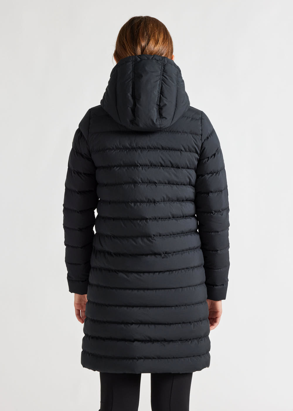 Doudoune longue à capuche femme Pyrenex Spoutnic Black