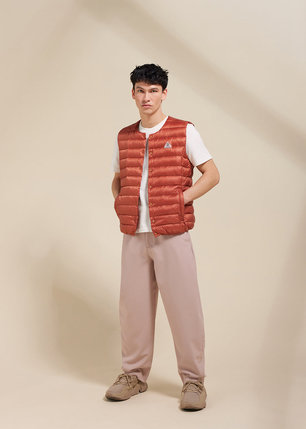 Gilet ultraléger pour homme Aero Terracotta