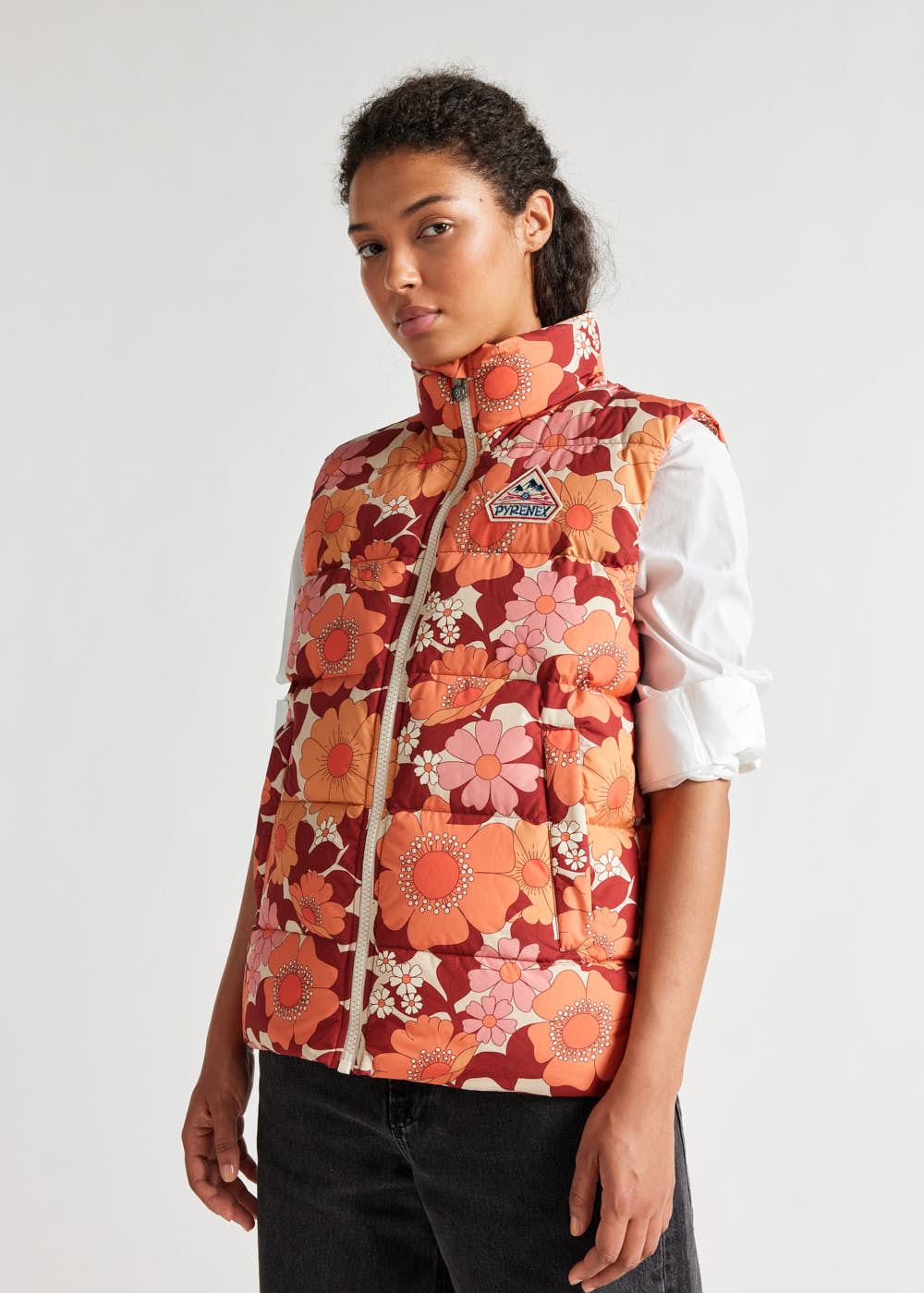 Doudoune sans-manche Pyrenex John imprimé floral Multi floral