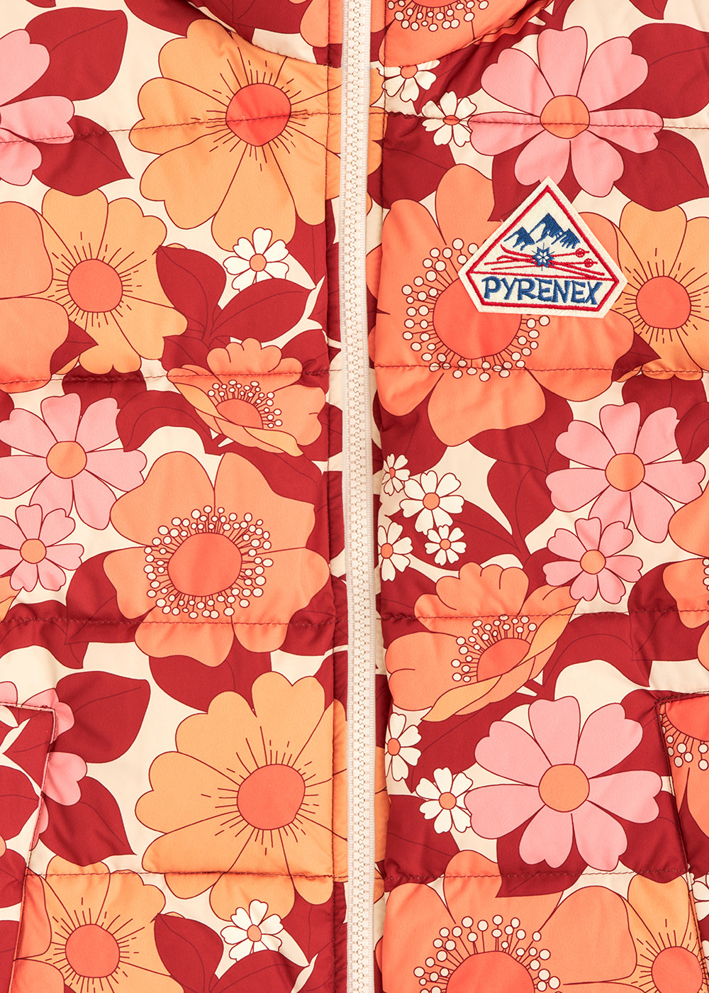Doudoune sans-manche Pyrenex John imprimé floral Multi floral