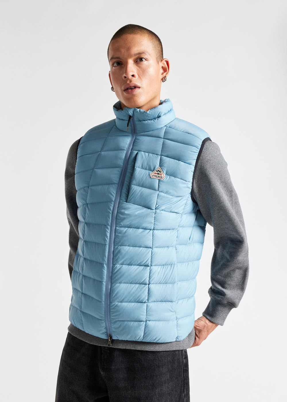 Gilet sans manche technique homme Pyrenex Zenith Vest Dusty blue