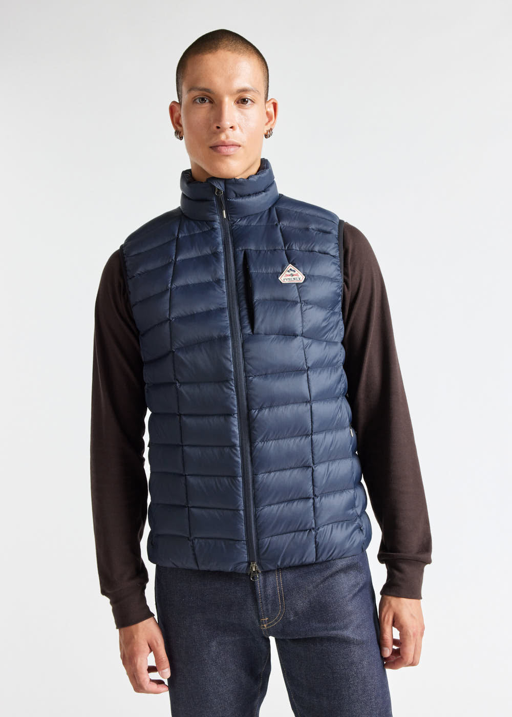 Gilet sans manche technique homme Pyrenex Zenith Vest Deep ink