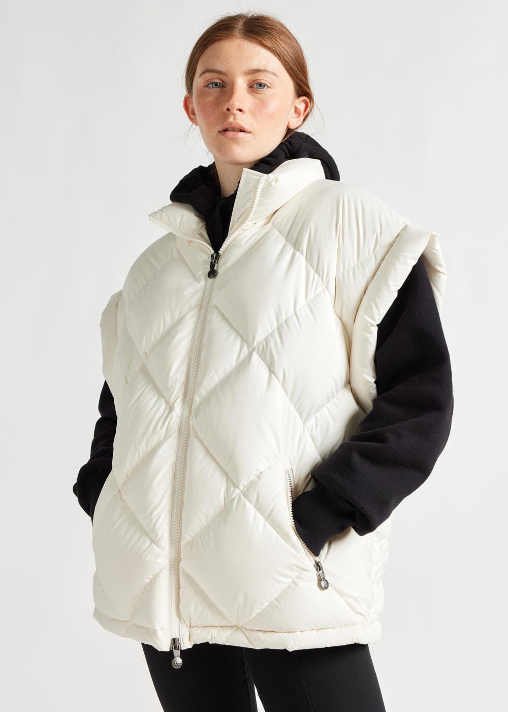 Doudoune sans manche femme Pyrenex Diana Milk