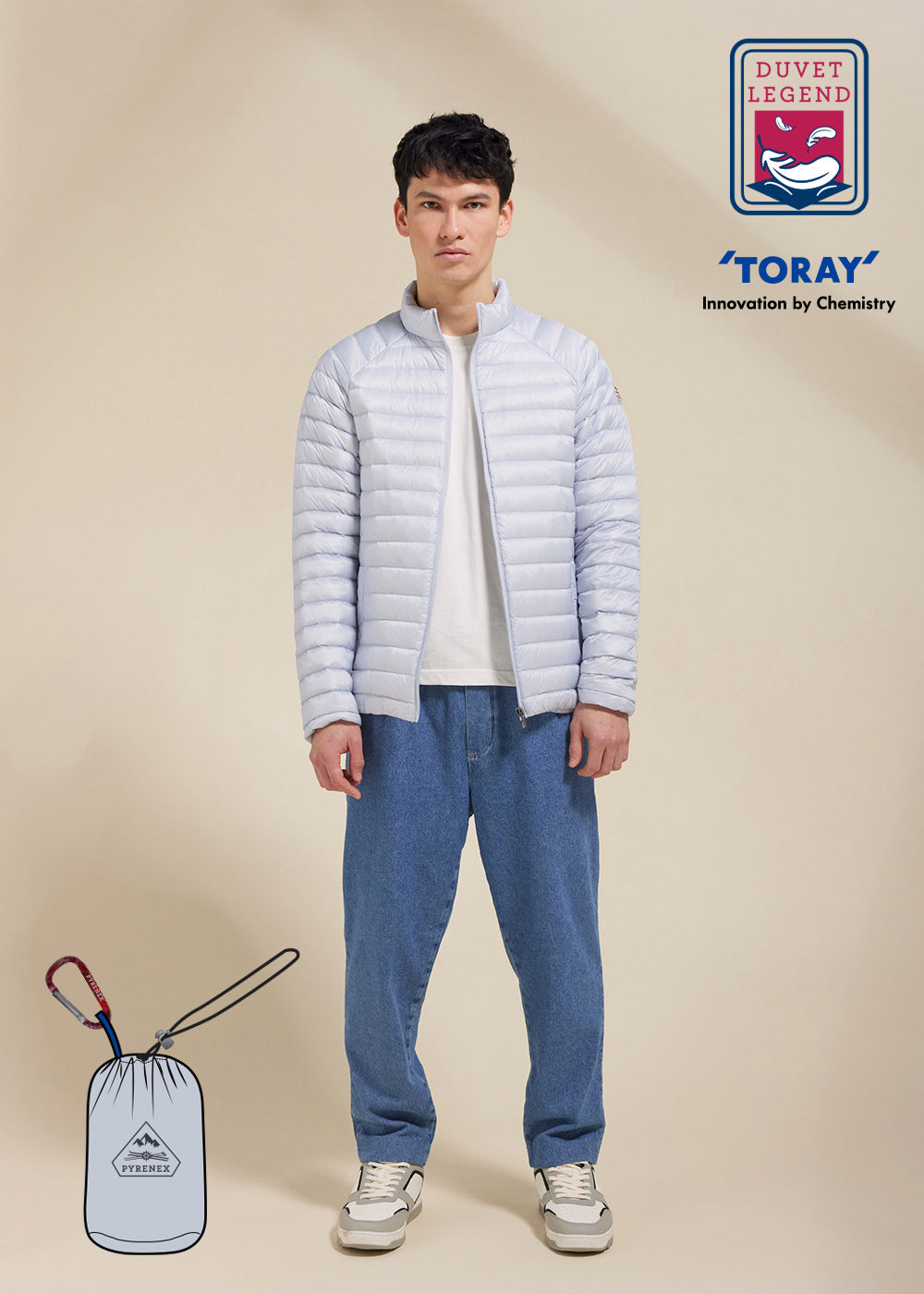 Doudoune légère homme Mate Arctic ice