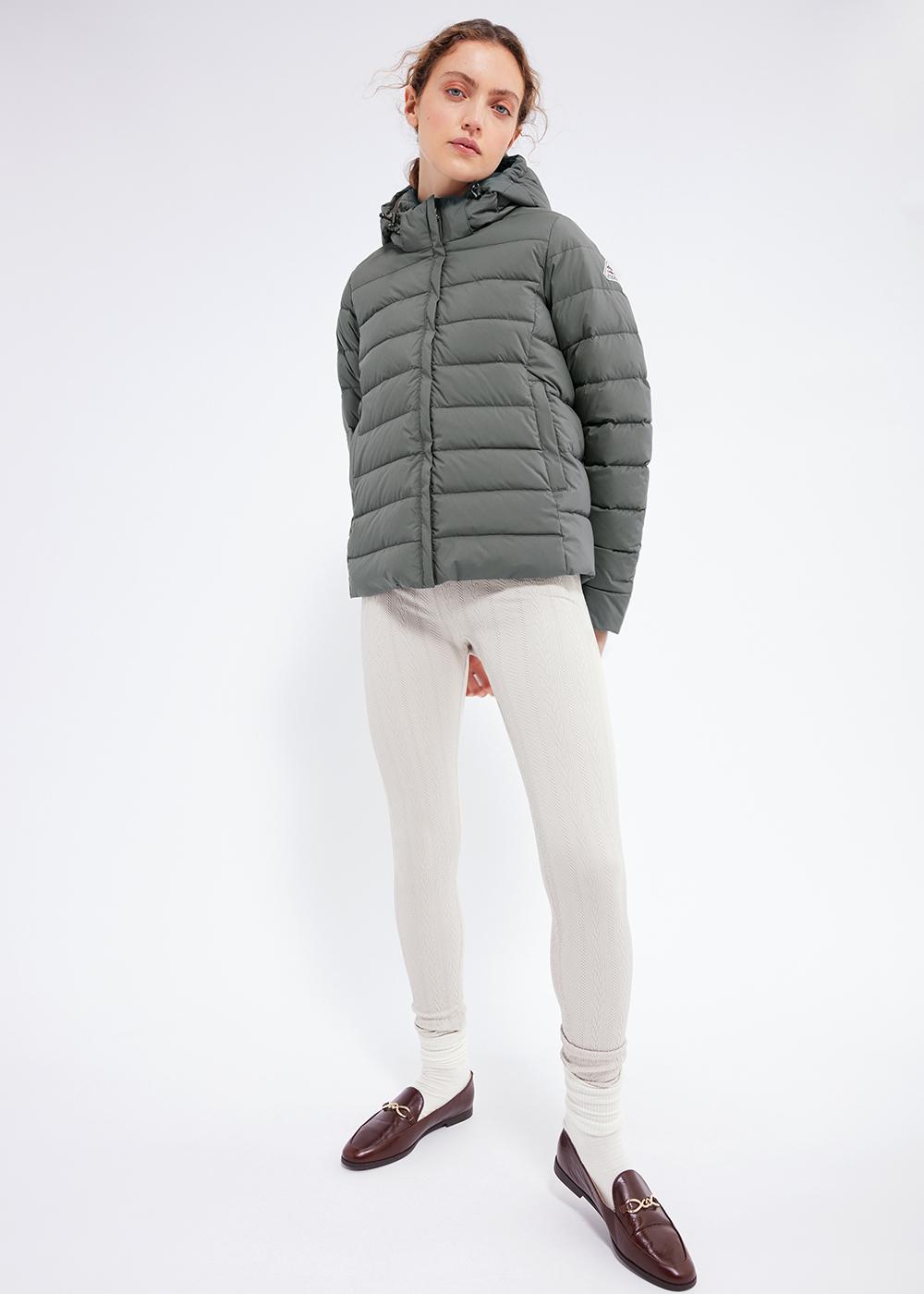 Doudoune femme Pyrenex Spoutnic à capuche amovible Deep khaki