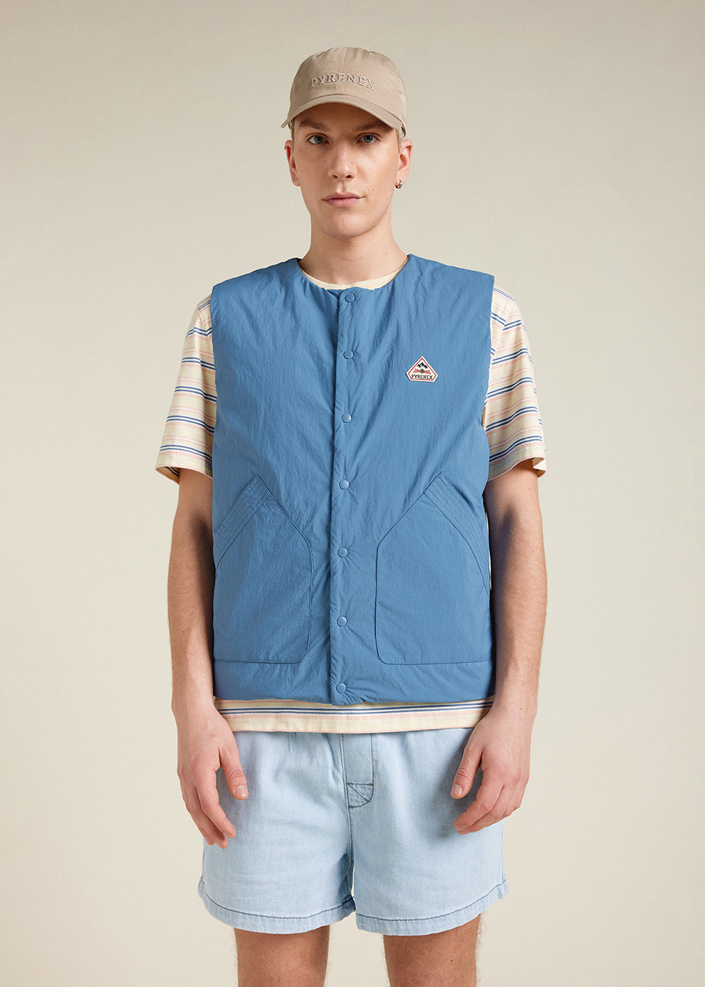 Gilet sans manches homme Pyrenex Draft Coronet blue