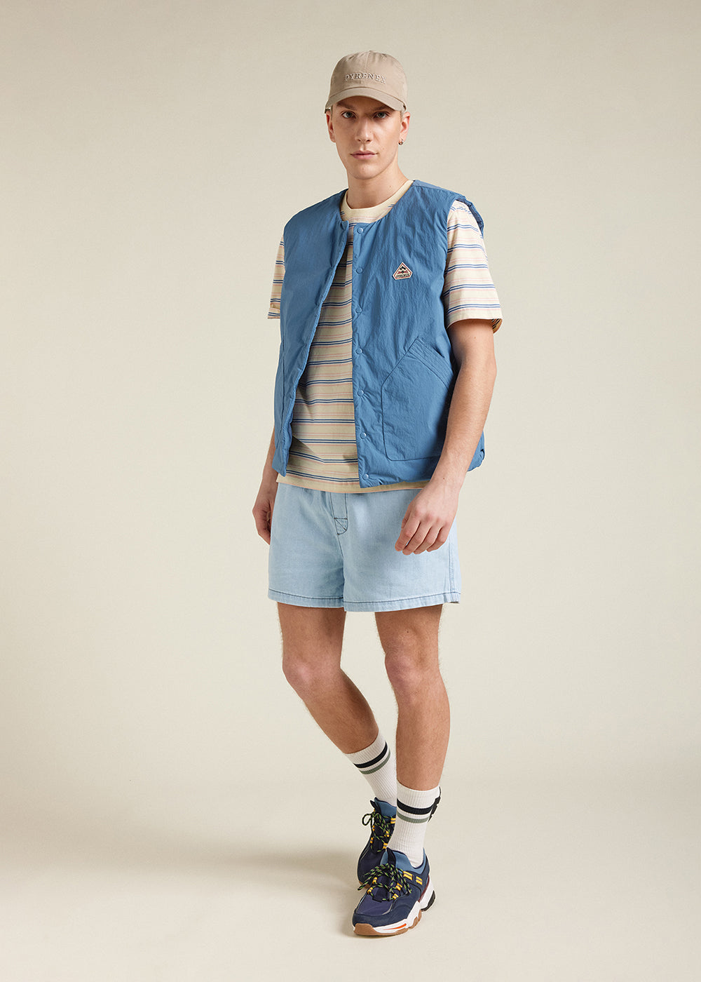 Gilet sans manches homme Pyrenex Draft Coronet blue