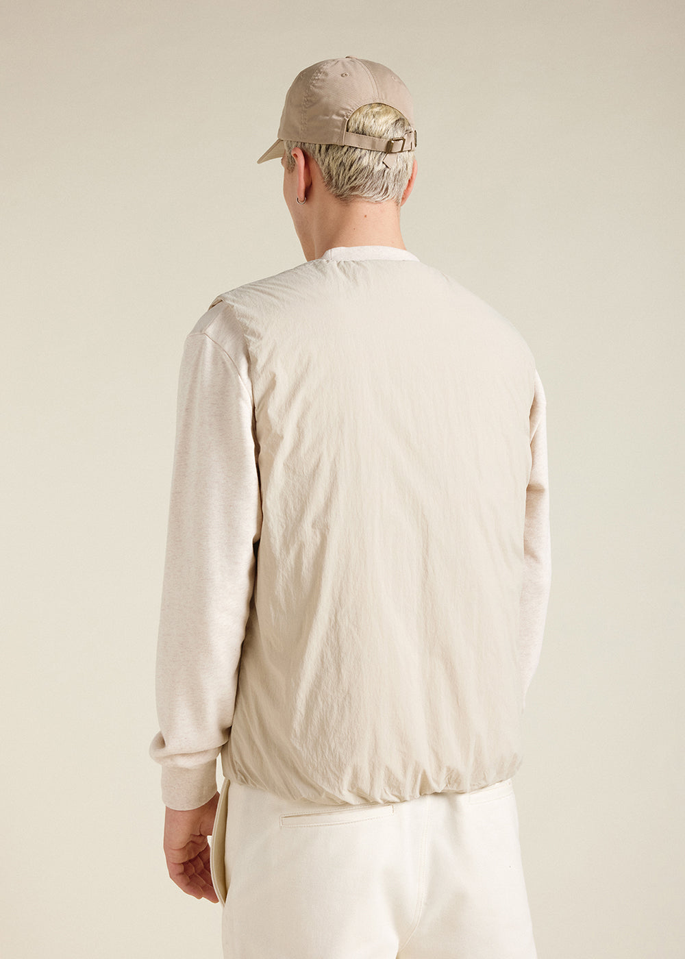 Gilet sans manches homme Pyrenex Draft Oyster gray