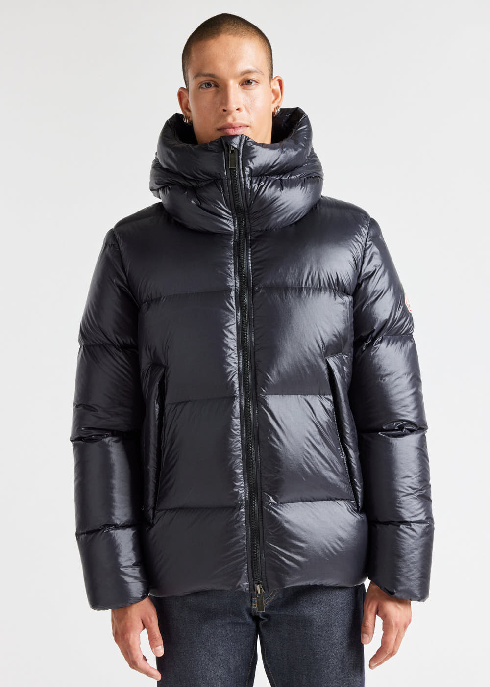 Doudoune homme en duvet naturel Pyrenex Barry Black