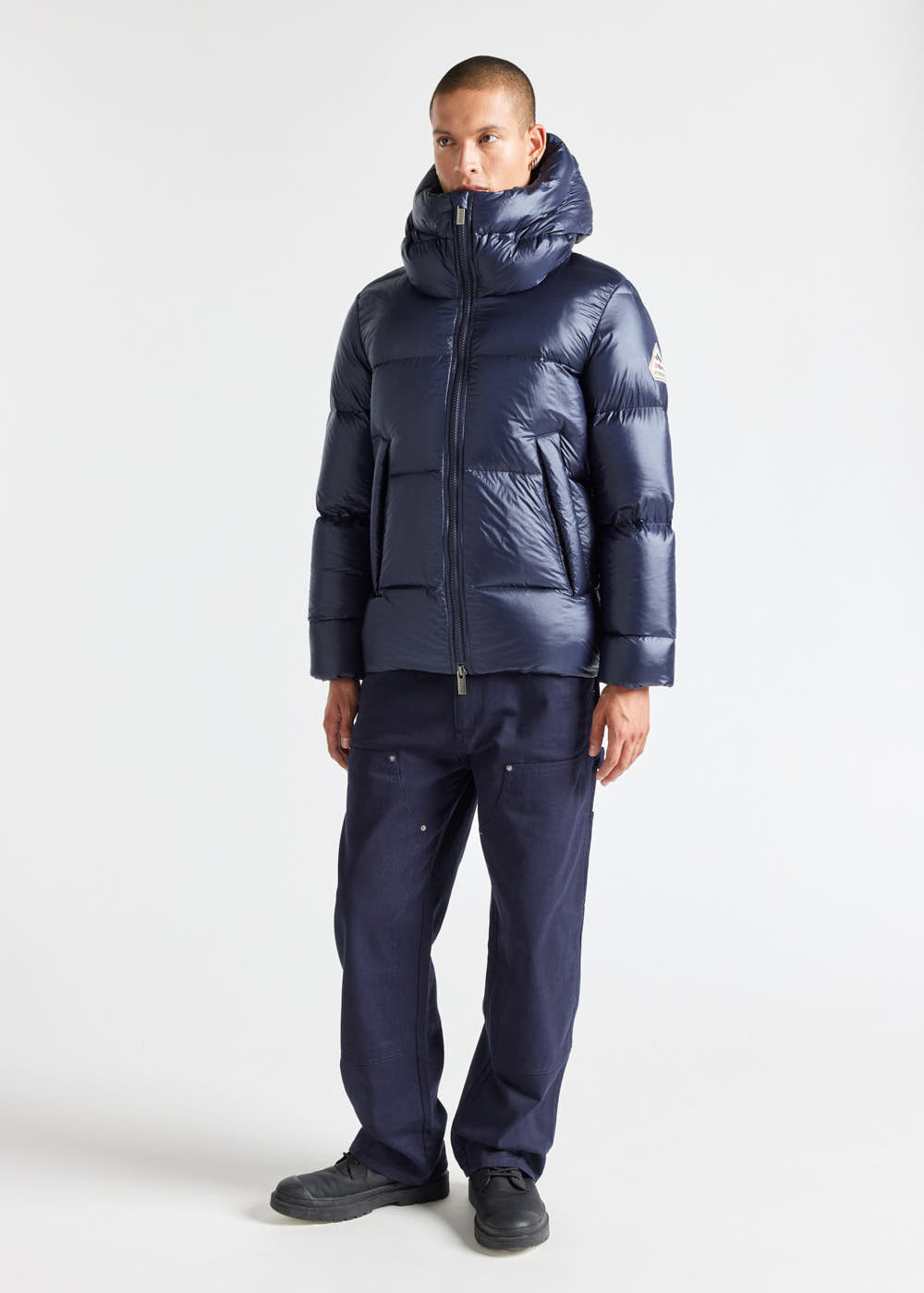 Doudoune homme en duvet naturel Pyrenex Barry Amiral