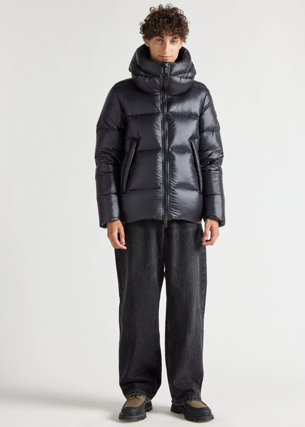 Doudoune homme en duvet naturel Pyrenex Barry Black