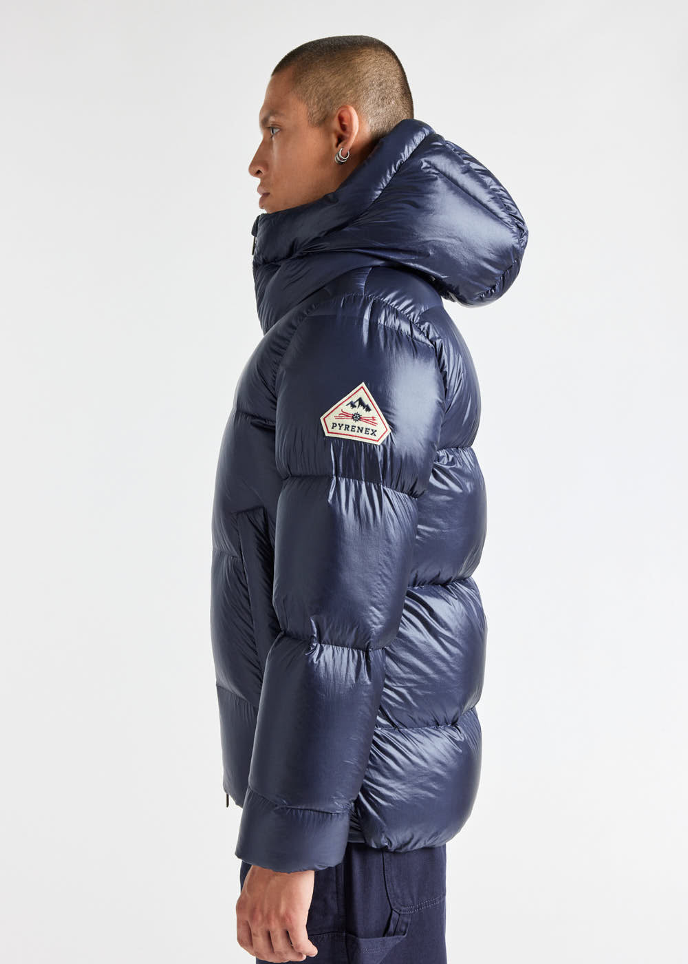 Doudoune homme en duvet naturel Pyrenex Barry Amiral